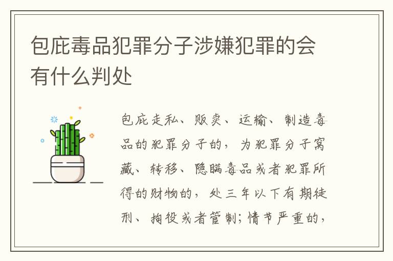 包庇毒品犯罪分子涉嫌犯罪的会有什么判处