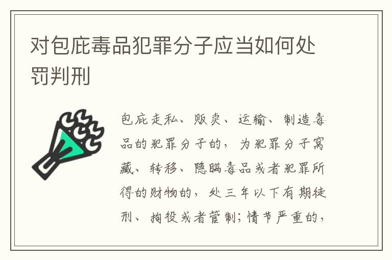 对包庇毒品犯罪分子应当如何处罚判刑