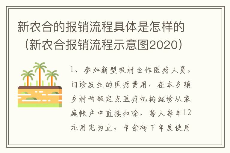 新农合的报销流程具体是怎样的（新农合报销流程示意图2020）