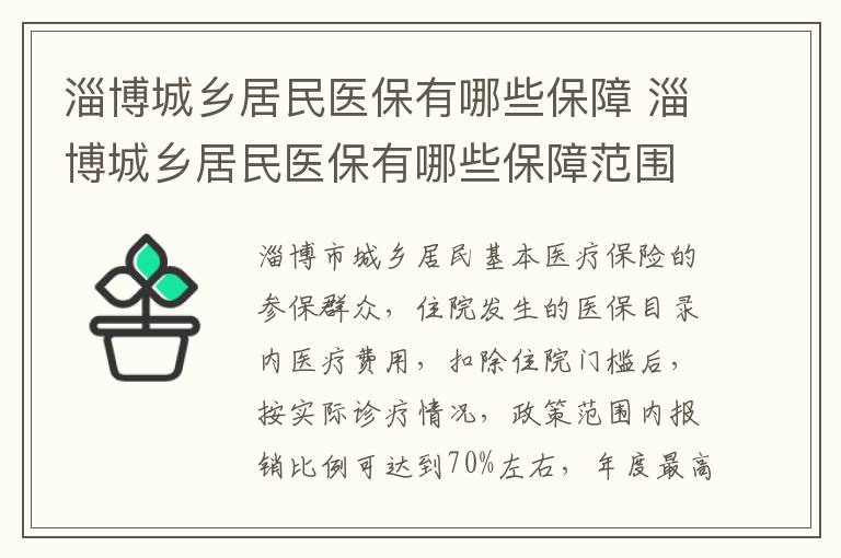 淄博城乡居民医保有哪些保障 淄博城乡居民医保有哪些保障范围