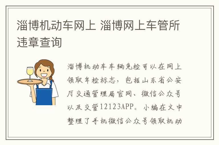 淄博机动车网上 淄博网上车管所违章查询