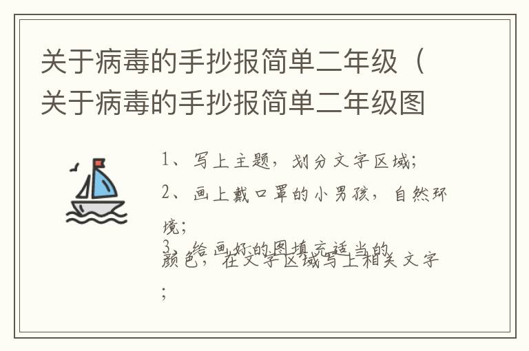 关于病毒的手抄报简单二年级（关于病毒的手抄报简单二年级图片）