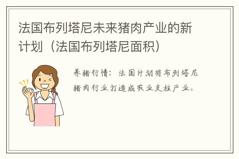 法国布列塔尼未来猪肉产业的新计划（法国布列塔尼面积）